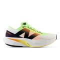 White/Bleached Lime Glo/Hot Mango - New Balance - Men's FuelCell Rebel v4