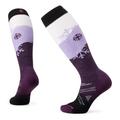 Purple Iris - Smartwool - Women's Ski Snowpocalypse Pattern Over The Calf Socks