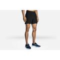 Black - Brooks Running - Men's Sherpa 5" 2-in-1 Short