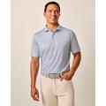 Seal - Johnnie-O - Men's Warwick Striped Featherweight Performance Polo