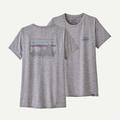 '73 Skyline: Feather Grey - Patagonia - Women's Cap Cool Daily Graphic Shirt