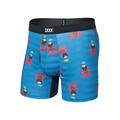 Crab Cocktail-Lake Blue - Saxx - Men's DropTemp Cooling Mesh Boxer Briefs