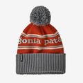 Park Stripe: Burl Red - Patagonia - Kid's Powder Town Beanie