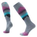 Pewter Blue - Smartwool - Women's Ski Pattern Over The Calf Socks