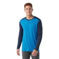 Laguna Blue-Deep Navy - Smartwool - Men's Classic All-Season Merino Base Layer Crew