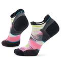 Power Pink - Smartwool - Women's Run Targeted Cushion Brushed Print Low Ankle Socks