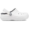 White / Grey - Crocs - Toddlers' Classic Lined Clog