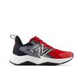Team Red/Black/Black Cement/White - New Balance - Kid's Rave Run V2