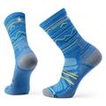 Laguna Blue - Smartwool - Hike Light Cushion Mountain Range Pattern Crew Socks