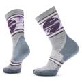 Light Gray - Smartwool - Women's Trail Run Targeted Cushion Sunset Trail Crew Socks