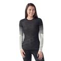 Black - Smartwool - Women's Intraknit Thermal Merino Base Layer Pattern Crew