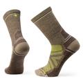 Military Olive-Fossil - Smartwool - Hike Crew Socks