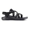 Solid Black - Chaco - Women's ZX/1 Cloud Dual Adjustable Straps Cushioned Sandal Pixel B&W