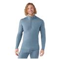 Pewter Blue Heather - Smartwool - Men's Classic Thermal Merino Base Layer 1/4 Zip