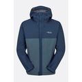 Blue - Rab - Men's Downpour Eco Waterproof Jacket