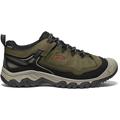 Dark Olive/Gold Flame - Keen - Men's Targhee IV Wide Waterproof Hiking Shoe