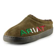 Men's Ariat Logo Hooded Back Slipper by Ariat