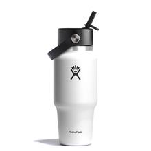 24 oz Wide Mouth Travel Bottle with Flex Straw Cap - White by Hydro Flask in Sinking Spring PA