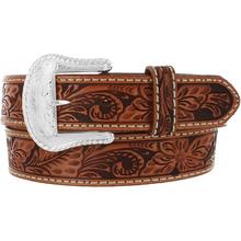 Floral Hand Tooled Belt by Brighton in Troy TX