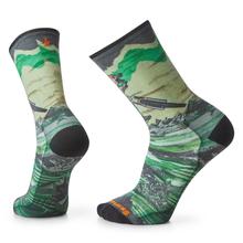 Bike Zero Cushion Wolf Print Crew Socks by Smartwool