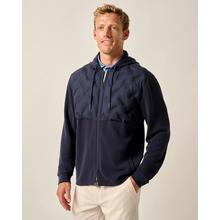 Mens Zuker Hooded Mixed Media Jacket by Johnnie-O