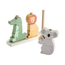 Fisher-Price Wooden Stack & Sort Animals Baby & Toddler Toy, 10 Wood Pieces by Mattel in North Vancouver BC