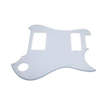 White plexiglass pickguard for /Richmond Empire