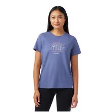 Womens Women's Mountain Sol Short Sleeve Graphic T-Shirt Nightfall Blue by Smartwool