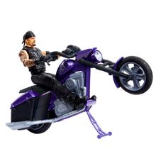 WWE Wrekkin' Slamcycle Vehicle & Undertaker Action Figure, Toy Morotcycle With Breakaway Parts