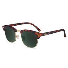 Matte Tortoise Shell & Gold Brooklines Sunglasses From Knockaround by Knockaround