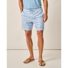 Mens The Half Elastic 7" Surf Shorts by Johnnie-O