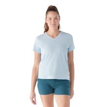 Women's Perfect V-Neck Short Sleeve Tee by Smartwool in Columbus MT