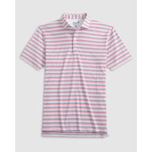 Mens Tyson Striped Jersey Performance Polo by Johnnie-O