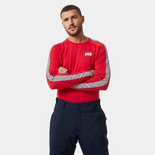 Men's Lifa Active Stripe Crew by Helly Hansen in Durham NC