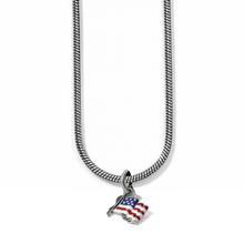 Flag of Freedom Charm Necklace