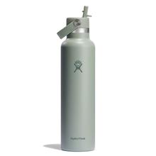 24 oz Standard Mouth with Flex Straw Cap - Tonal Agave by Hydro Flask in Loveland CO