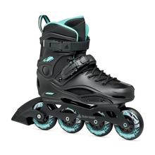 RB 80 Women's Urban Inline Skate, Black and Light Blue by Rollerblade