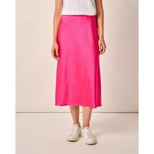 Womens Audrey Charmeuse Slip Skirt