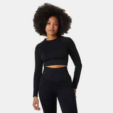 Women's Allure Seamless Crop LS Top