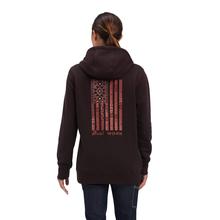 Women's Rebar Aztec Flag Graphic Hoodie