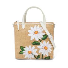 Daisy Dee Embroidery Straw Tote by Brighton in Port Murray NJ