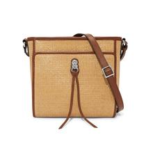 Astrid Straw Organizer Bag by Brighton in Oblong IL