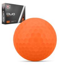 Duo Soft Golf Balls - Orange, Logo by Wilson in Burlington NC