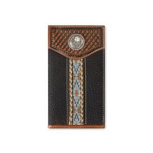 Men's Braided Trim Rodeo Wallet