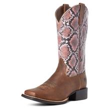 Women's Round Up Wide Square Toe Western Boot