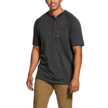 Men's Rebar Cotton Strong Henley Top