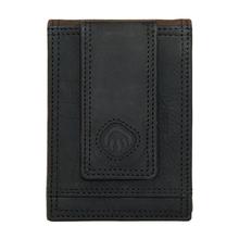 Men's I-90 DuraShock Front Pocket Wallet Black/Brown