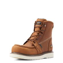 Men's Rebar Wedge Moc Toe 6" Waterproof Composite Toe Work Boot by Ariat in Farmington UT