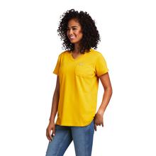 Women's Rebar Cotton Strong V-Neck Top