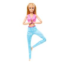 Barbie Made To Move Fashion Doll, Blonde Wearing Removable Sports Top & Pants, 22 Bendable "Joints" by Mattel